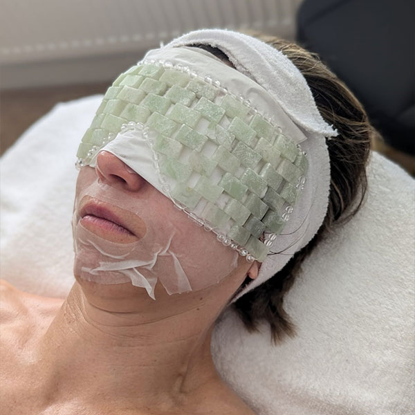 Mother of the Bride having skin peel